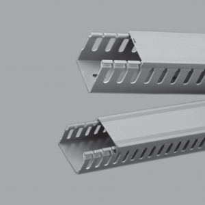 Industrial slotted wiring duct