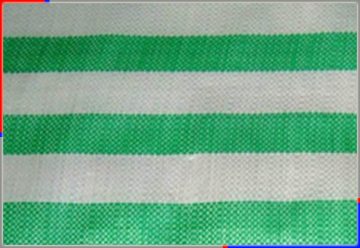 White green tarpaulin