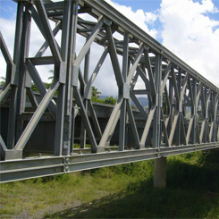 Steel bridge girder