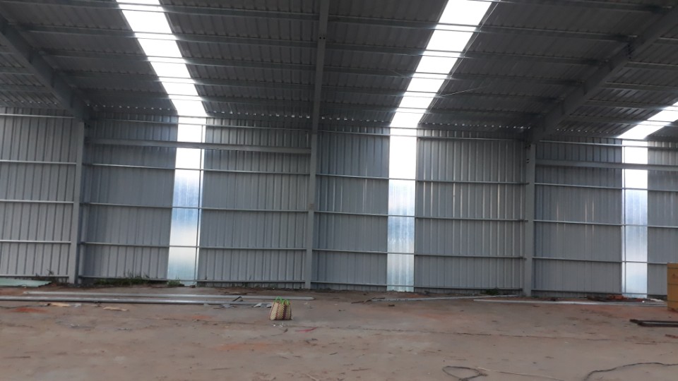 Prefabricated steel building project