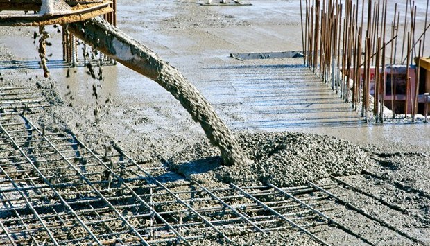 Fresh concrete