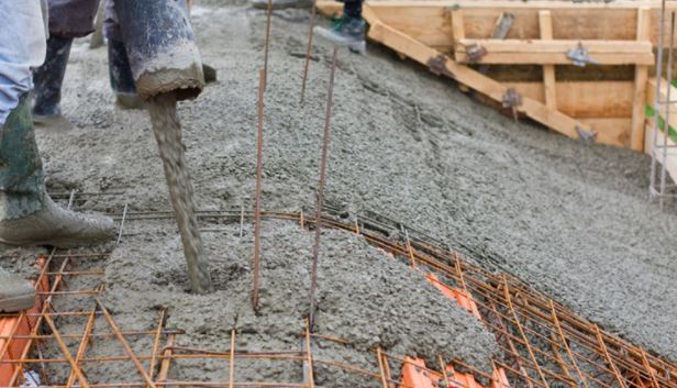 Fresh concrete