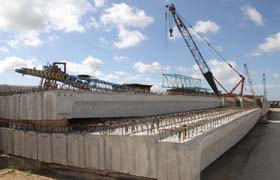 Concrete beams T