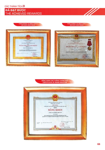 Merit certificate