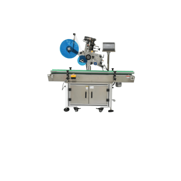 Flat surface labeling machine