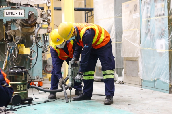 Equipment and machinery installation