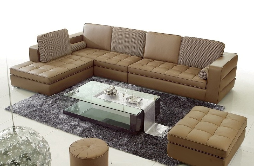 Leather sofa