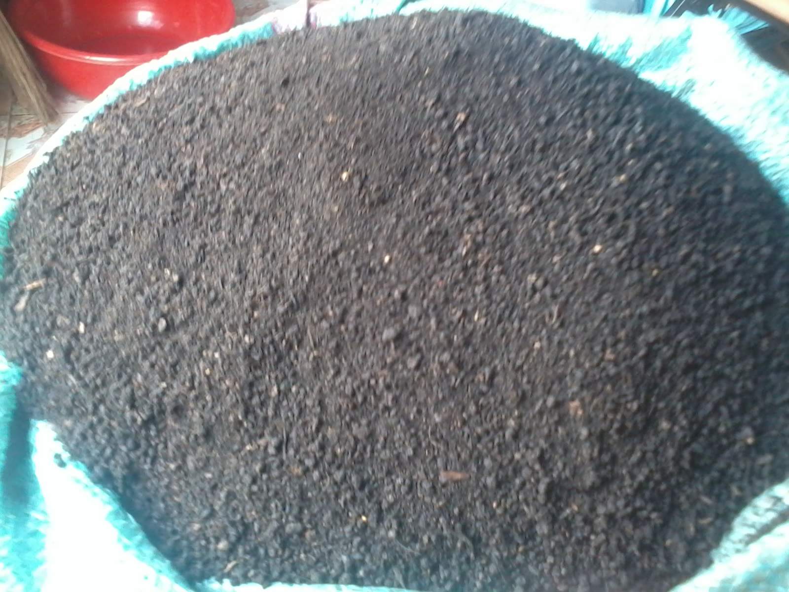 Processed peat