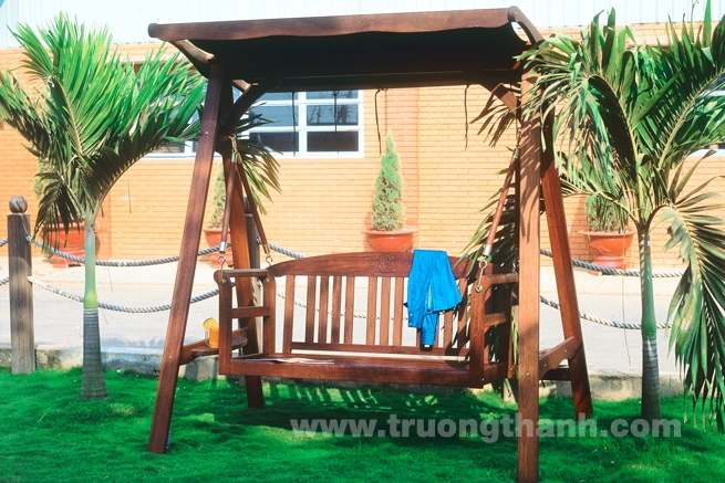 Wooden swing