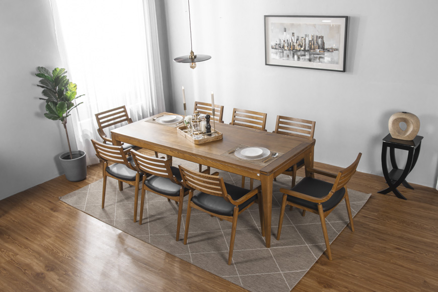 Spencer dining table with 8 seaters
