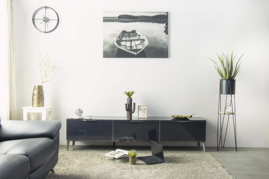 Shine Blue tivi stand