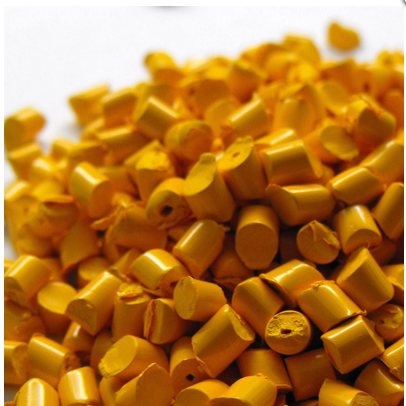 Yellow pellet
