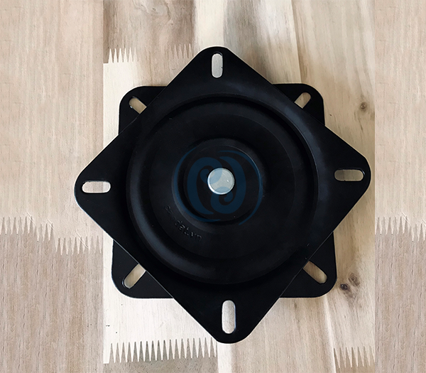Black ball bearing seat swivel 158x158x2.5