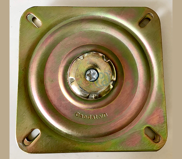 Gold ball bearing seat swivel 158x158x2.5