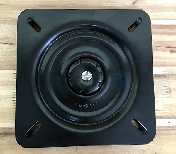 Black ball bearing seat swivel 190x190x3.2