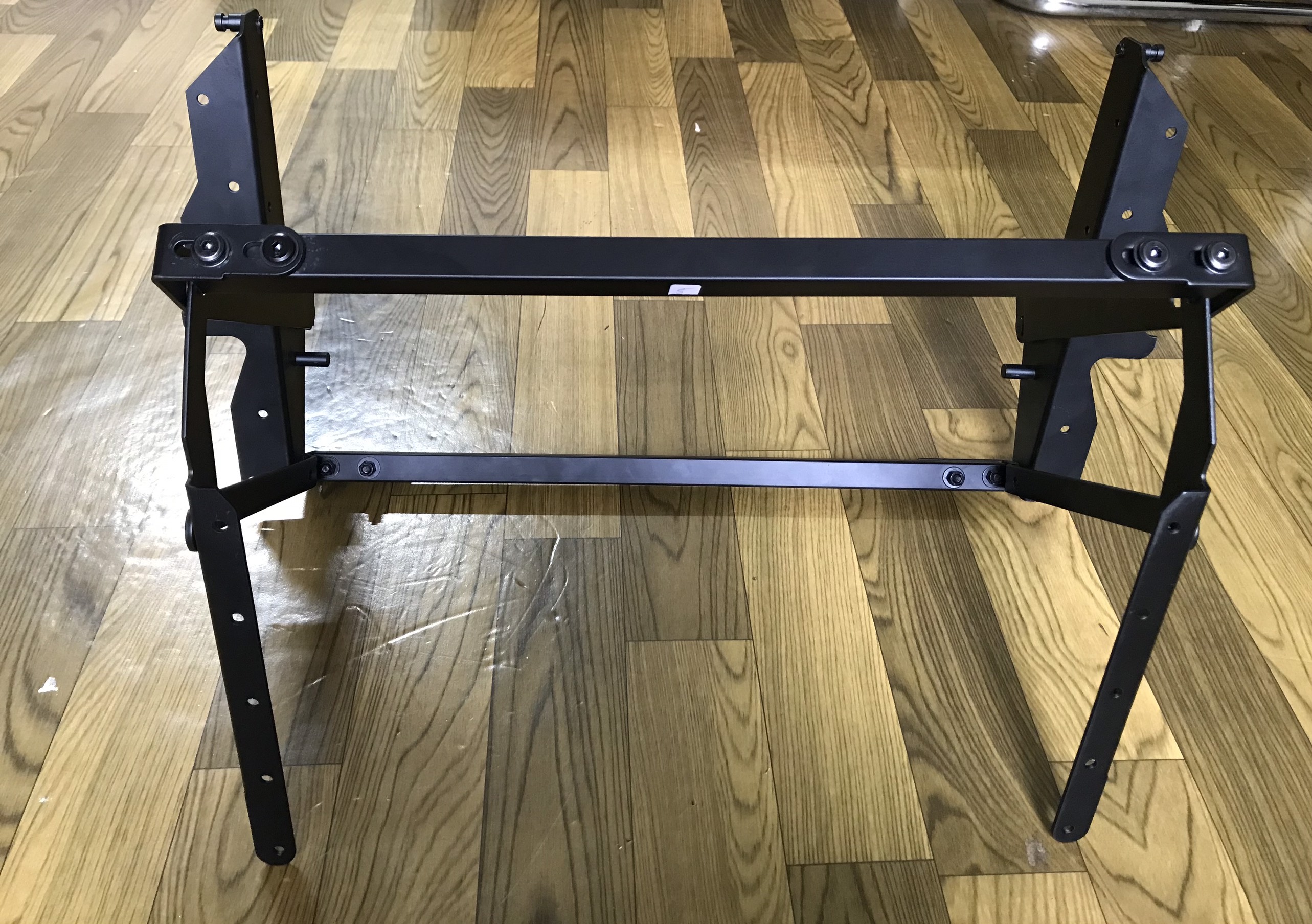 Folding iron frame (black powder coated)
