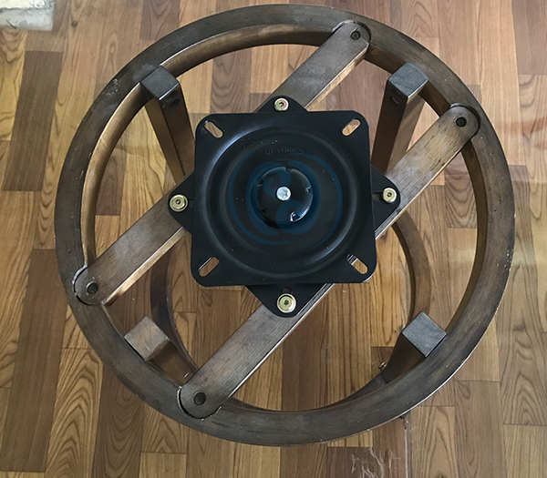 Chair swivel bracket 158x158x2.5