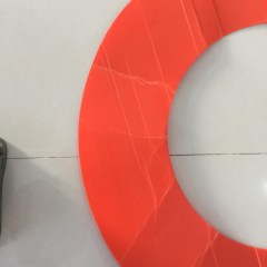 Moon plate by plastic, paper