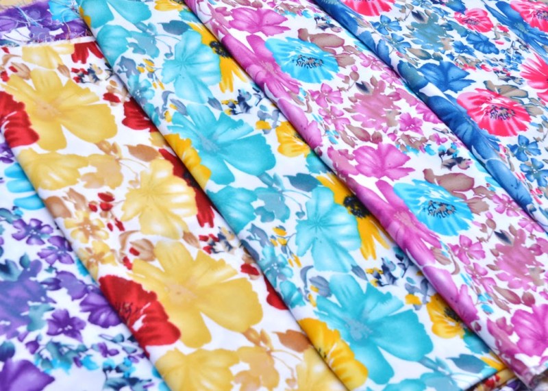 Patterned cotton fabric