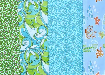 Patterned cotton fabric