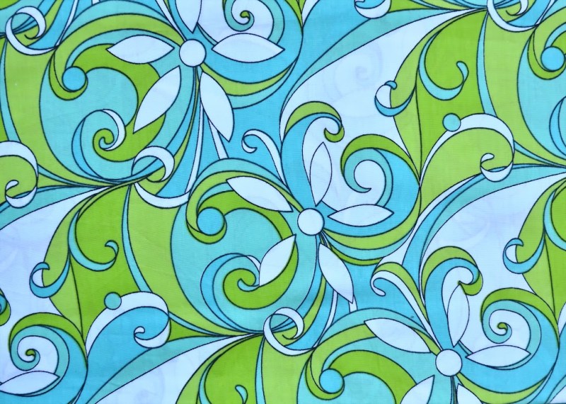 Patterned cotton fabric