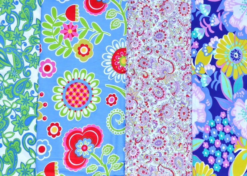 Patterned cotton fabric