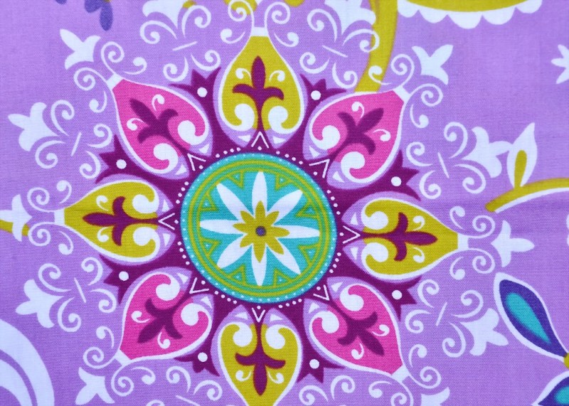 Patterned cotton fabric