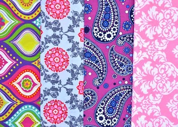 Patterned cotton fabric
