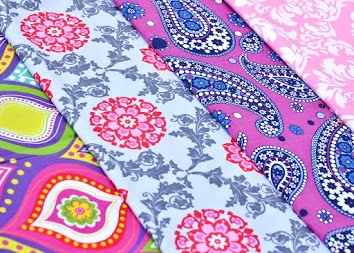 Patterned cotton fabric