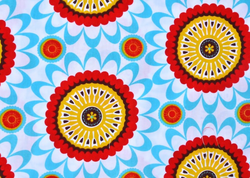 Patterned cotton fabric