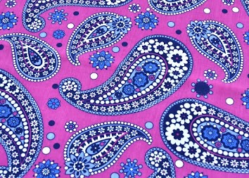 Patterned cotton fabric