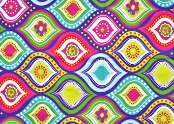 Patterned cotton fabric