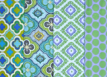 Patterned cotton fabric