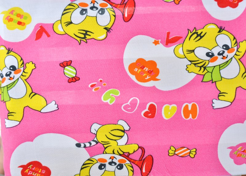 Patterned rayon fabric