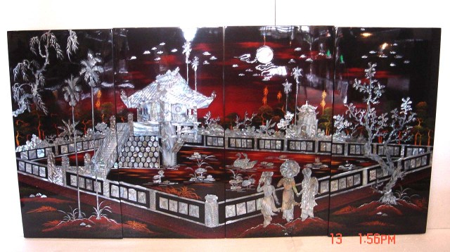 Lacquer painting