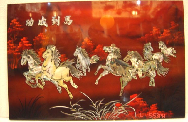 Lacquer painting