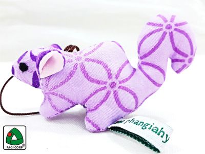 3D squirrel keychain