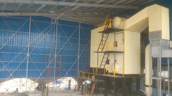 Rice husk boiler