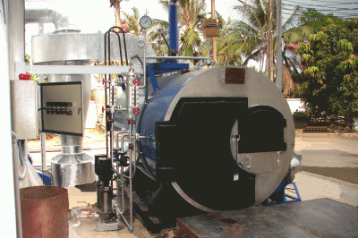Coal and wood fired boiler