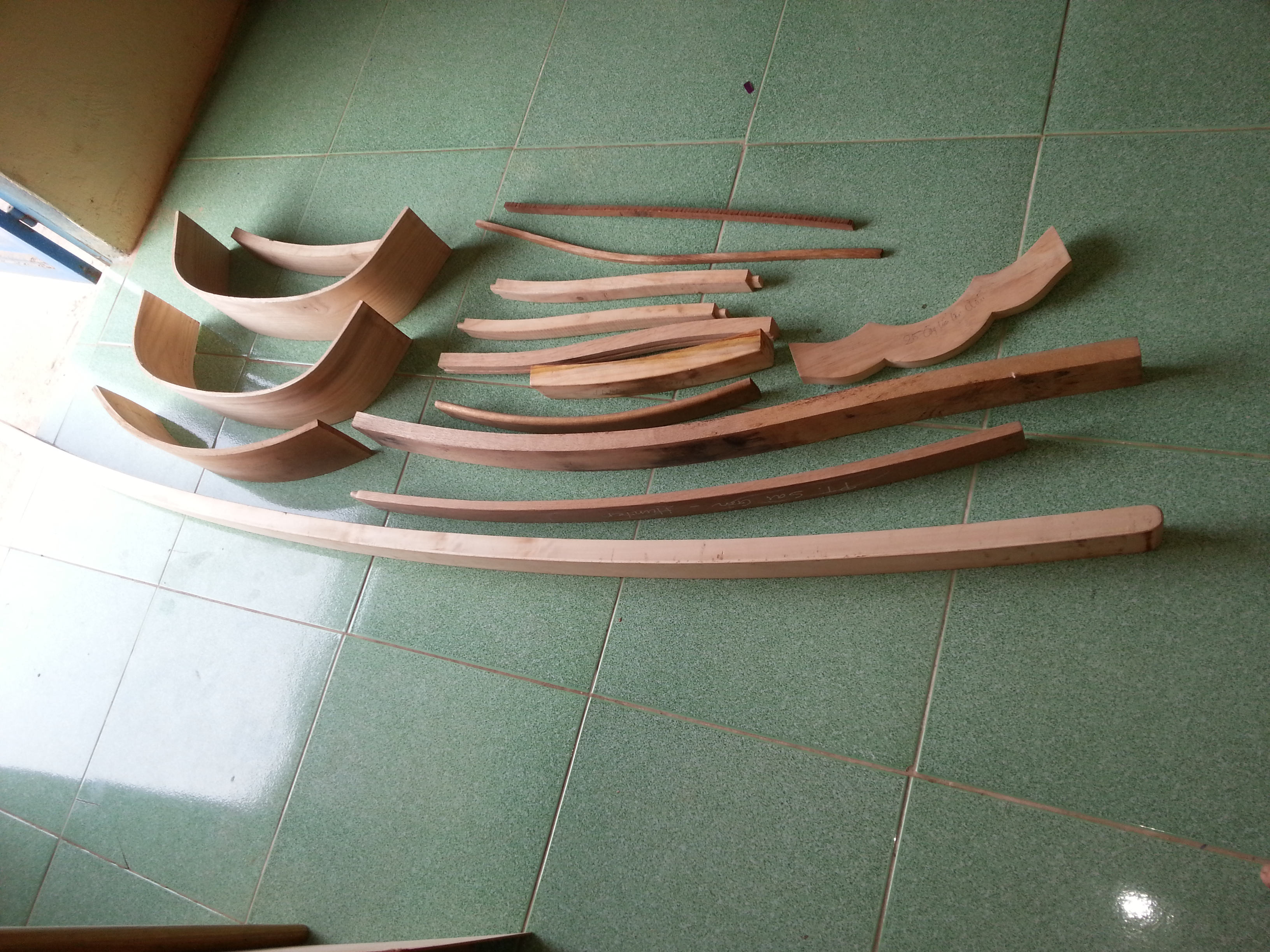 Bending wood