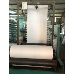 Large white woven roll