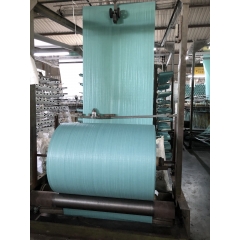 Large green woven roll