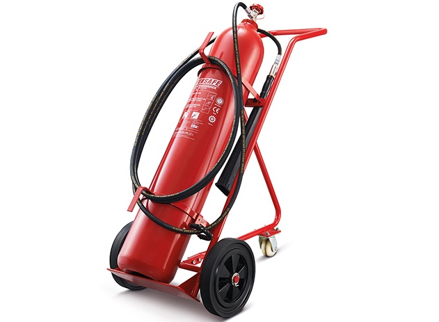 Trolley fire extinguishers
