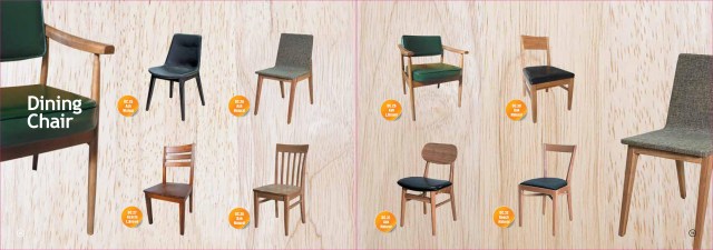 Wooden tables and chairs