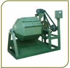 Single horizontal polishing tumber