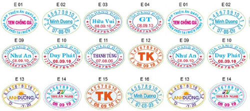 Warranty label printing