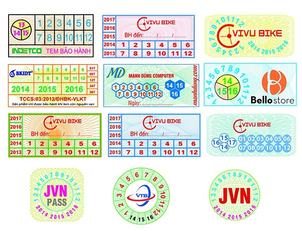 Fragile stickers printing