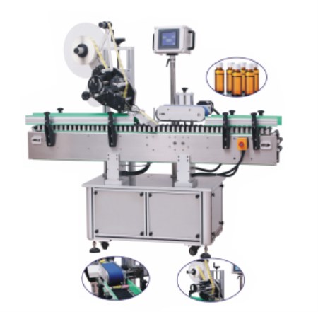 Automatic horizontal label applicator