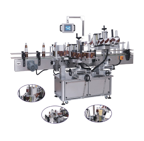 Automatic triangular label applicator