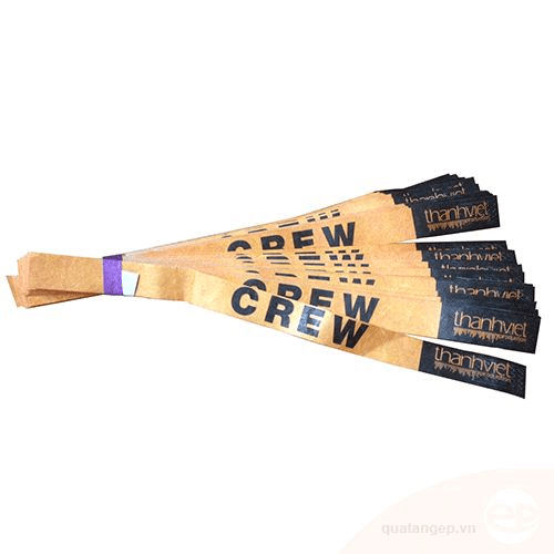 Roll of paper wristbands for children